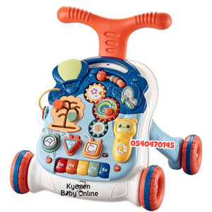 Baby 5 in 1  Musical Push Walker and Educational Learning Desk /Table (80390)