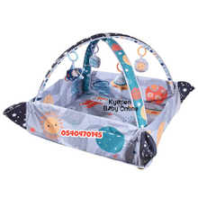 Load image into Gallery viewer, 2 In 1 Cosmic Explora Play Mat &amp; Play Gym With 20 Balls  (50023) - Kyemen Baby Online
