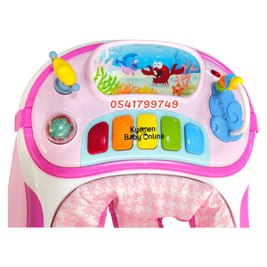 Baby Walker With Feeding Tray, Music And Toys W1120PB