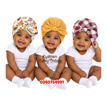 Load image into Gallery viewer, Baby Turban 3Pcs (Hudson Baby) Acorn Botanical (0-6m)
