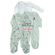Load image into Gallery viewer, Baby Sleep Suit / Sleep Wear / Overall (Mamas And Papas 3Pcs) 3-6m - Kyemen Baby Online
