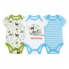 Load image into Gallery viewer, Baby Boy Bodysuit (3pcs) kiddiezoom
