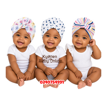 Load image into Gallery viewer, Baby Turban 3Pcs (Hudson Baby)Strawberry (0-6m)
