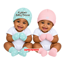 Load image into Gallery viewer, Baby Girl 2Pcs Hat With 2Pairs Of Mittens (0-6Months) Rabbit

