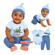 Load image into Gallery viewer, Baby Boy BodySuit With Pant and Hat (Little Wild)
