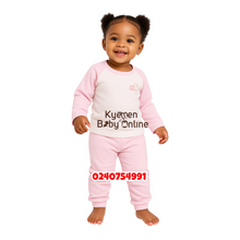 Load image into Gallery viewer, Baby Pant With Long Sleeves Top (Pyjamas) Pink
