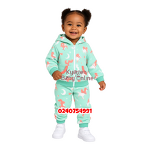 Load image into Gallery viewer, Wholesale - Baby Pant With Hooded Cardigan (Foxy) - Kyemen Baby Online

