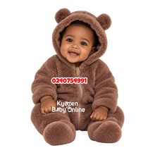 Load image into Gallery viewer, Baby Fluffy Swaddle (Brownie)
