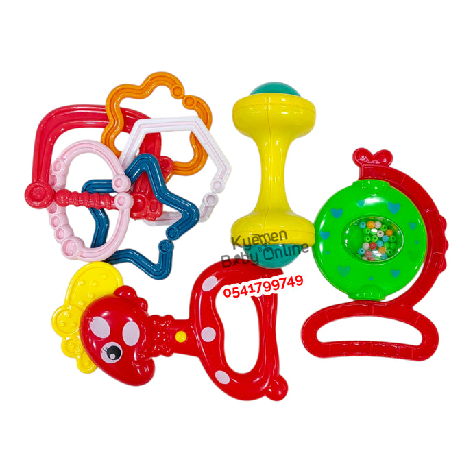 Baby Toy (Baby Star Rattle Set 4pcs) [Type 2] - Kyemen Baby Online