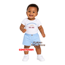 Load image into Gallery viewer, Baby Boy BodySuit With Shorts (Little)
