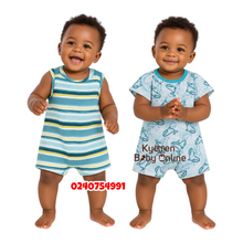 Load image into Gallery viewer, Baby Boy Romper 2Pcs ( Whalley)
