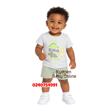 Load image into Gallery viewer, Baby Boy Top And Down(Little Dino)

