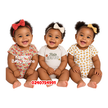 Load image into Gallery viewer, Baby Girl Bodysuit 3pcs (Beautiful)

