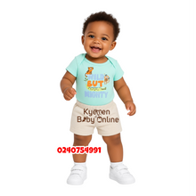 Load image into Gallery viewer, Baby Boy Bodysuit with Shorts (TBM)
