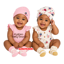 Load image into Gallery viewer, Baby Girl 2Pcs Turban with 2Pcs of Socks (Crowny) A
