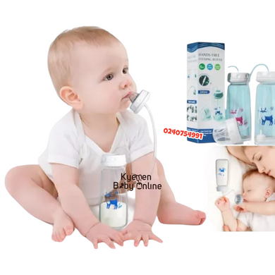 Hands Free Feeding  Bottle (150ml) 3m+ - Kyemen Baby Online