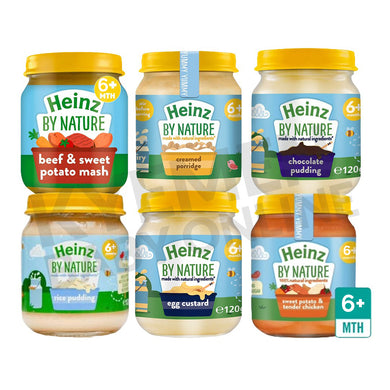 Heinz Foods Mixed/Starter Pack- (6pc) 6m+ - Kyemen Baby Online