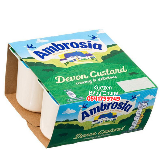 Ambrosia Devon Custard (4pcs) 6m+