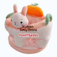 Load image into Gallery viewer, Baby Sitting Trainer / Sitting Sofa / Sit Up Pillow (Animals) Soft Base
