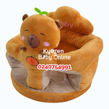 Load image into Gallery viewer, Baby Sitting Trainer / Sitting Sofa / Sit Up Pillow (Animals) Soft Base
