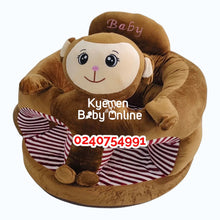 Load image into Gallery viewer, Baby Sitting Trainer / Sitting Sofa / Sit Up Pillow (Animals) Soft Base
