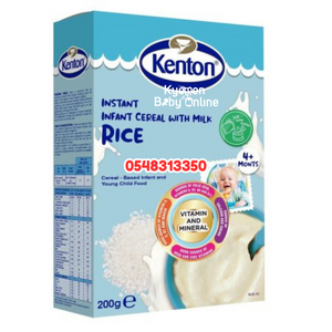 Kenton Infant Cereal With Milk (Rice) 4m+