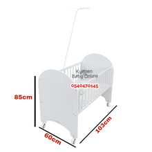 Load image into Gallery viewer, Baby Cot (Cool Baby Wooden Cot) KDD-B2051 Baby Bed / Baby Crib - White
