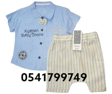 Load image into Gallery viewer, Baby Boy Dress Top and Down ( Rosa Baby 67) - Kyemen Baby Online
