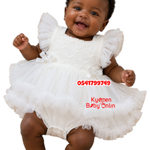 Load image into Gallery viewer, Baby Girl Christening Dress With Shoe  (Little Baby) A
