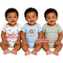 Load image into Gallery viewer, Baby Boy Bodysuit ( 3pcs) Millie &amp;Myles Just Roll
