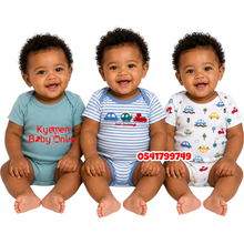 Load image into Gallery viewer, Baby Boy Bodysuit (3pcs) Duck Duck Goose Just Cruising
