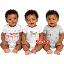 Load image into Gallery viewer, Baby Unisex BodySuit (3pcs) Little &amp;Loved Horse
