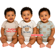 Load image into Gallery viewer, Baby Boy BodySuit( 3pcs) Best Baby Mama's Lil' Love
