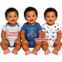 Load image into Gallery viewer, Baby Boy BodySuit( 3pcs) Best Baby Cute Little Helper
