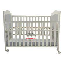 Load image into Gallery viewer, Baby Wooden Cot With Drawer (MC908) Baby Bed (Showroom Display)
