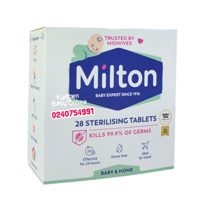 Milton Sterilizing Tablets (28pcs) - Kyemen Baby Online