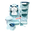 Load image into Gallery viewer, Baby Bath Set (With Bottle Rack And Item Rack With Cover) Type 2 - Kyemen Baby Online
