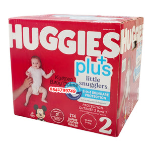 Baby  Diapers ( Huggies Plus Little Snugglers) - Kyemen Baby Online