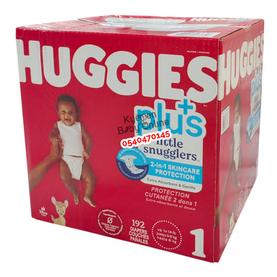 Baby  Diapers ( Huggies Plus Little Snugglers) - Kyemen Baby Online