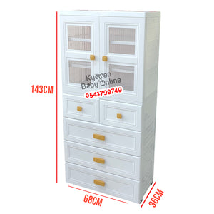Drawer / Wardrobe (White) [248] Type 2 - Kyemen Baby Online