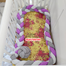 Load image into Gallery viewer, Cot Bumper (Spiral Cot Bumper / Beaded Bumper With Ball) 350cm
