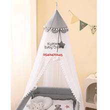 Load image into Gallery viewer, Baby Cot Net With Stand (Luxry Palace Mosquito Net)
