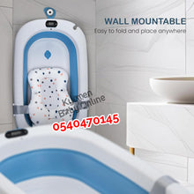 Load image into Gallery viewer, Baby Foldable Bath Tub With Thermometer - Kyemen Baby Online

