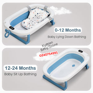 Baby Foldable Bath Tub With Thermometer