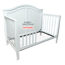 Load image into Gallery viewer, 4-in-1 Convertible Crib Baby Wooden Cot (D01) Baby Bed (Showroom Display)
