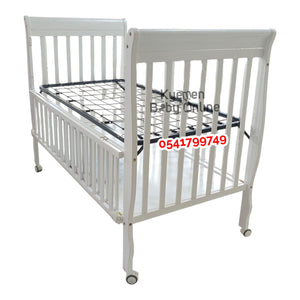 Baby Wooden Cot With Drawer (WBB2201) Baby Bed / Baby Crib