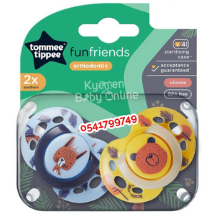 Tommee Tippee Pacifier (Fun Friends Orthodontic) Pacifier / Soother - Kyemen Baby Online