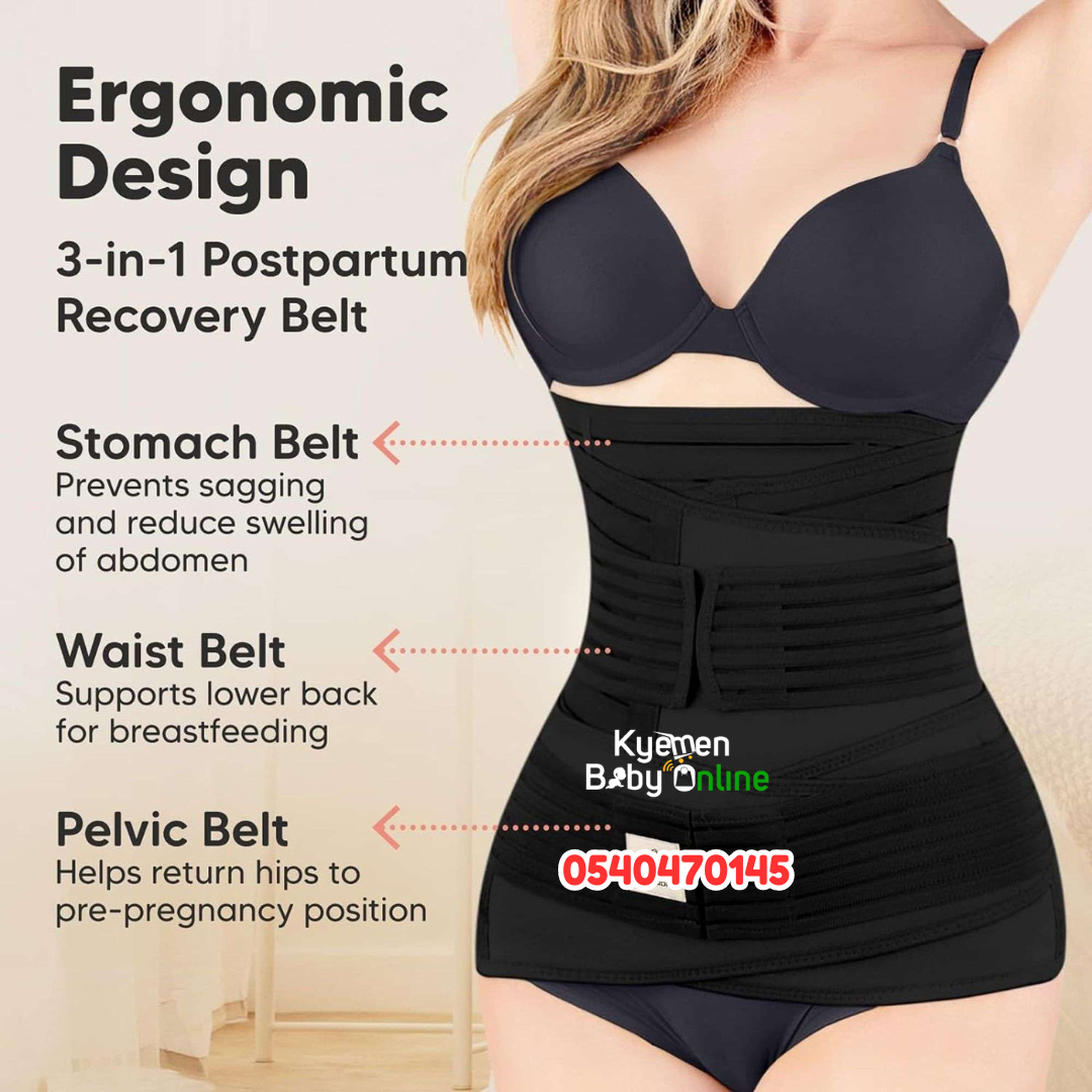 Price of 3 in 1 Postpartum Recovery Belt Corset Belly Band in Accra Ghana Buy Kyemen Baby Online Kyemen Baby Online