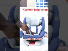 Load and play video in Gallery viewer, Baby Car Seat (Mama Kids 360° Rotation) Grey
