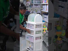 Load and play video in Gallery viewer, Baby Storage Container With Bottle Rack
